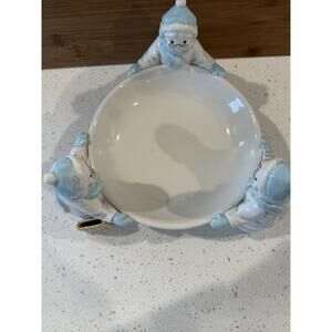 Avon Snow lady Candy Dish First Edition 2002‎